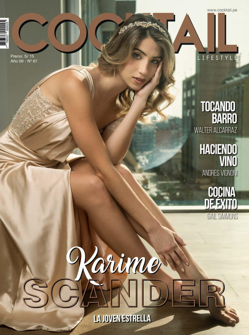 Karine Scander featured on the Cocktail Lifestyle cover from August 2023