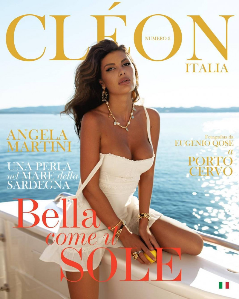 Angela Martini featured on the CLEON Italia cover from July 2020