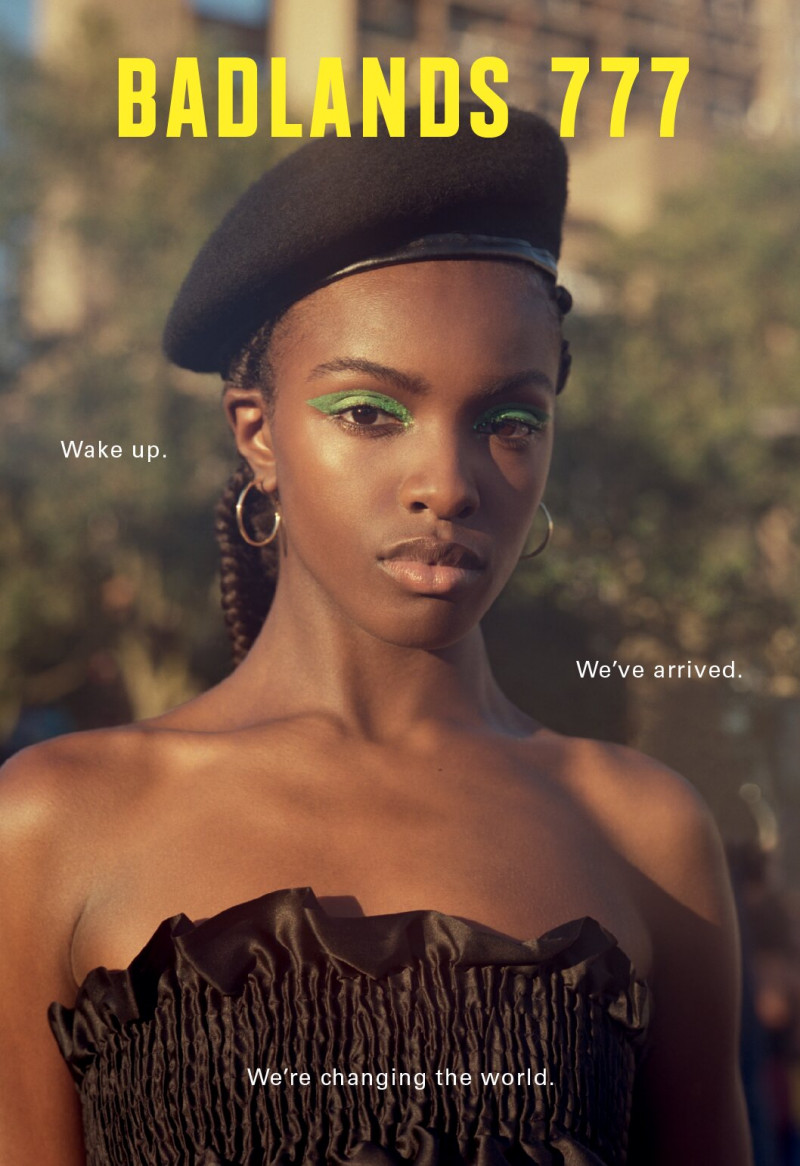 Leomie Anderson featured on the Badlands 777 cover from May 2017