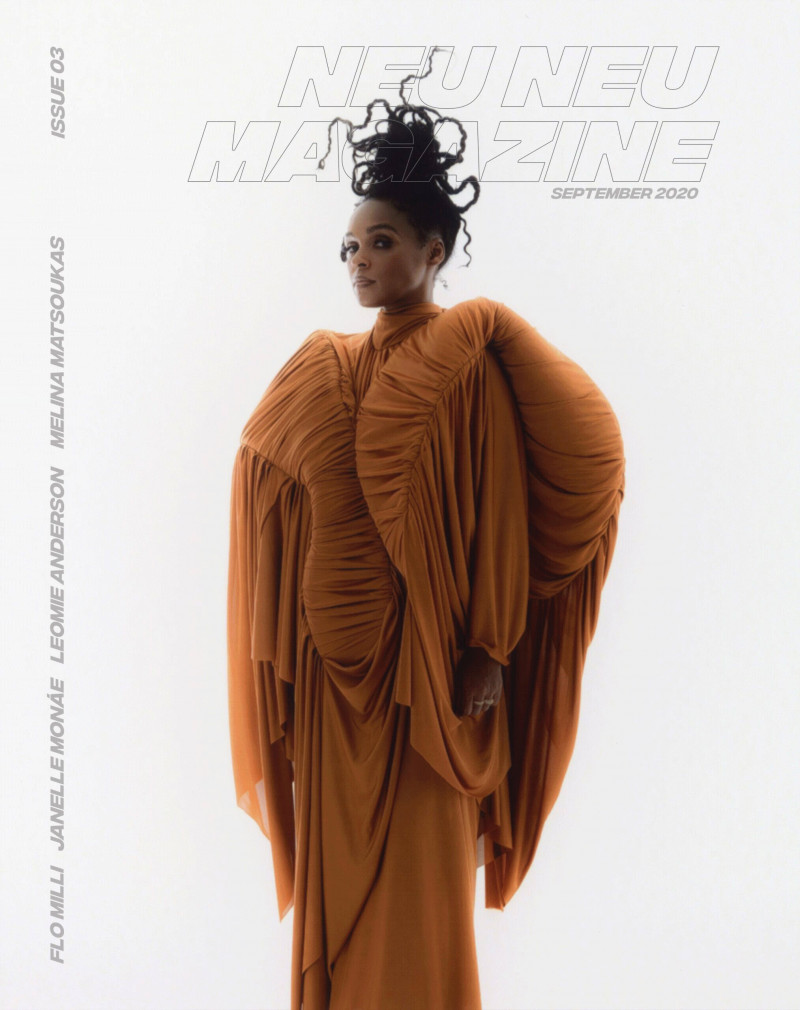 Janelle Monae featured on the NEU NEU Magazine cover from September 2020