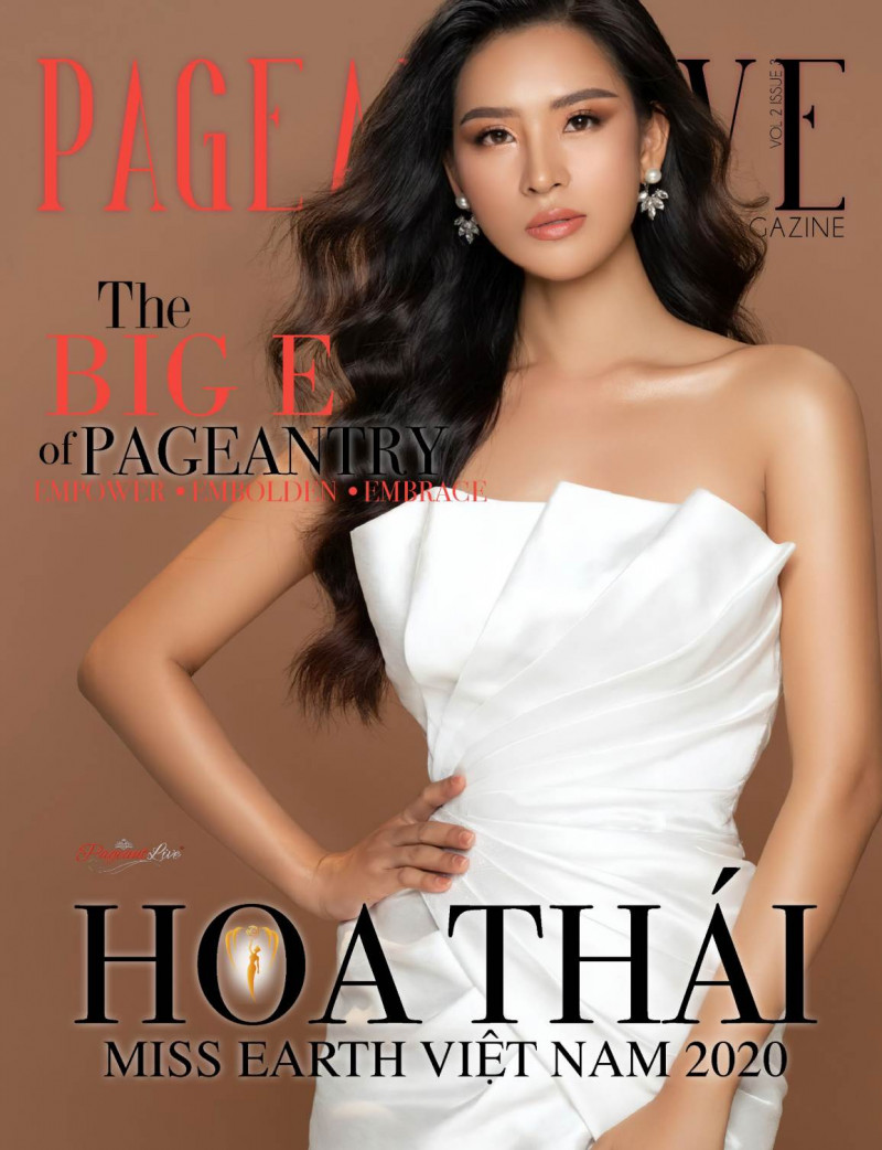 Hoa Thai featured on the Pageant LIVE cover from January 2021