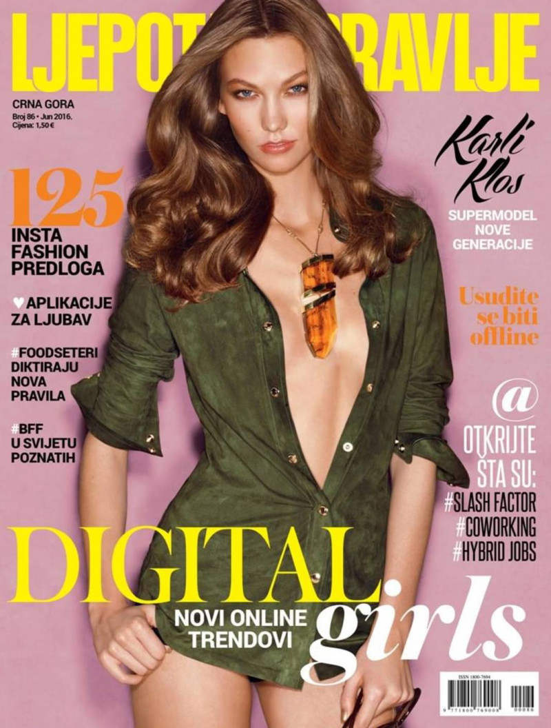 Karlie Kloss featured on the Ljepota & Zdravlje Montenegro cover from June 2016