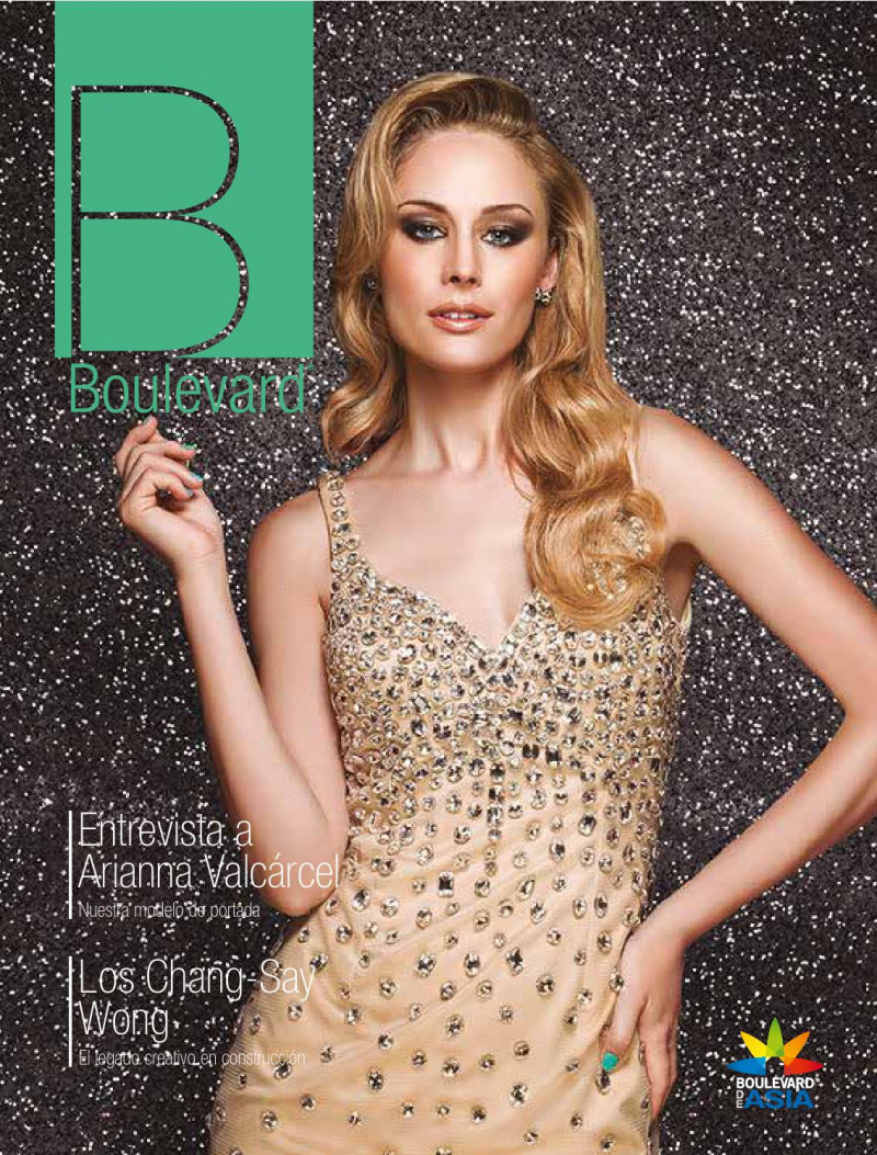 Arianna Valcarcel featured on the Revista Boulevard cover from May 2014