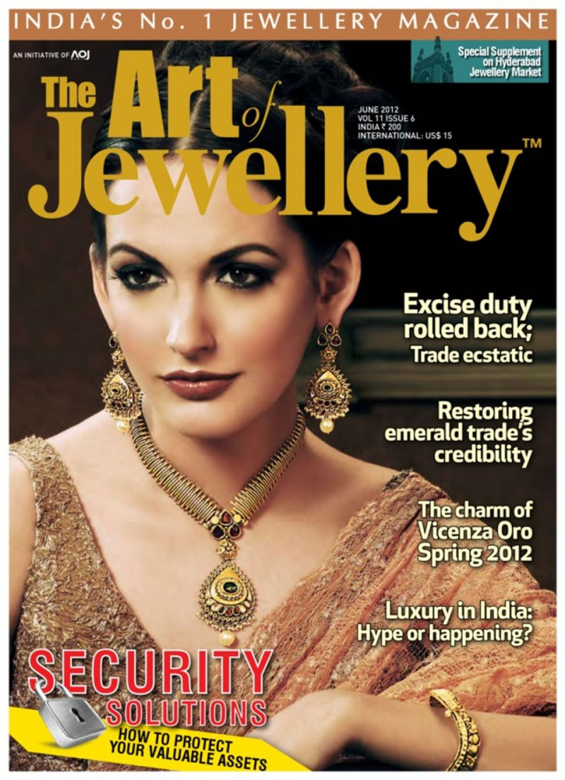  featured on the The Art of Jewellery cover from June 2012