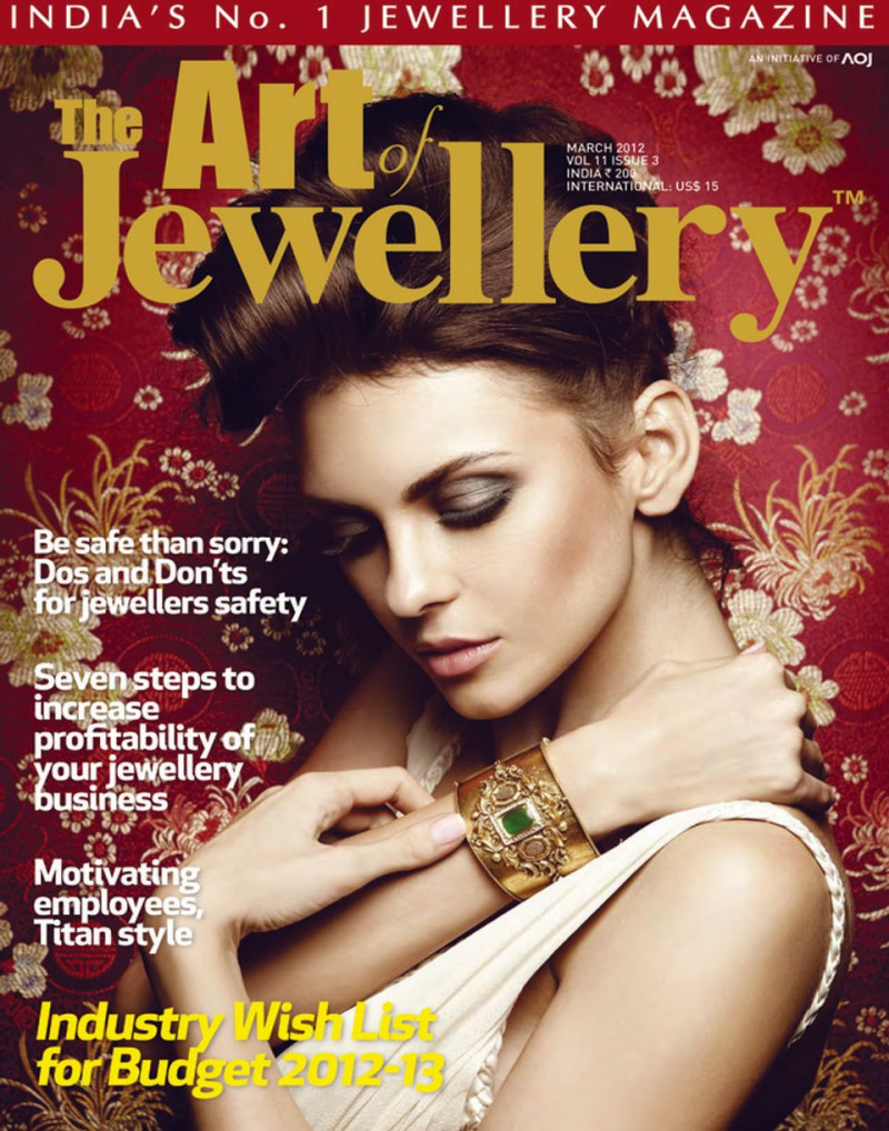  featured on the The Art of Jewellery cover from March 2012