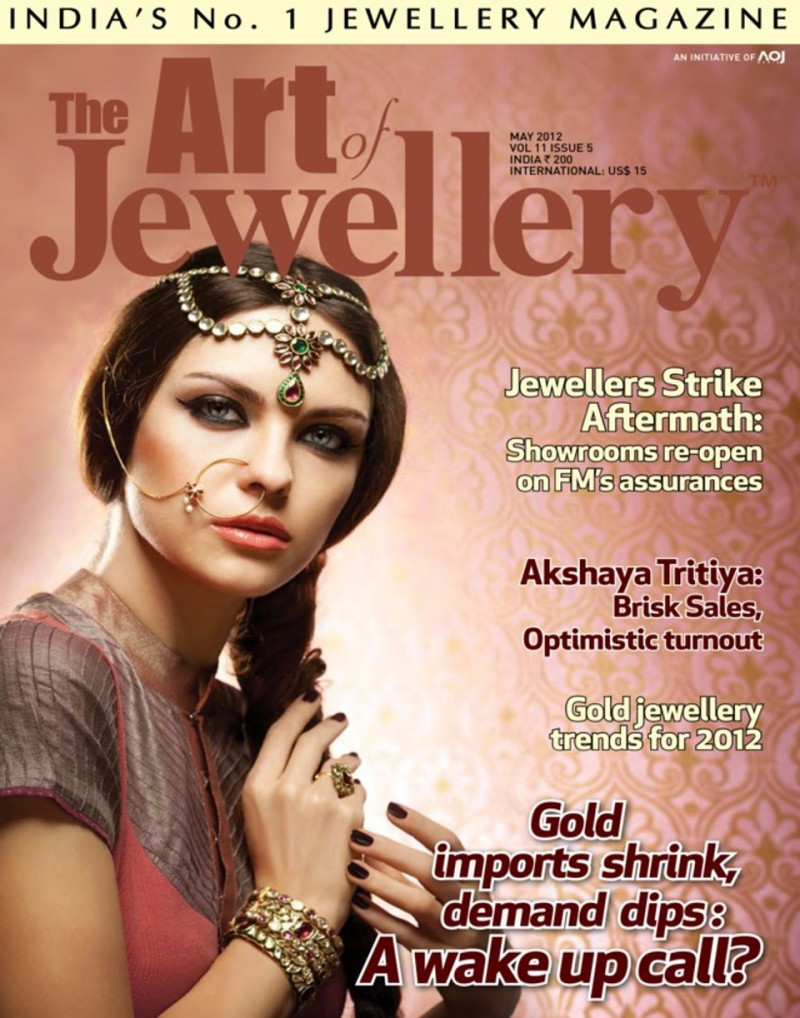  featured on the The Art of Jewellery cover from May 2012