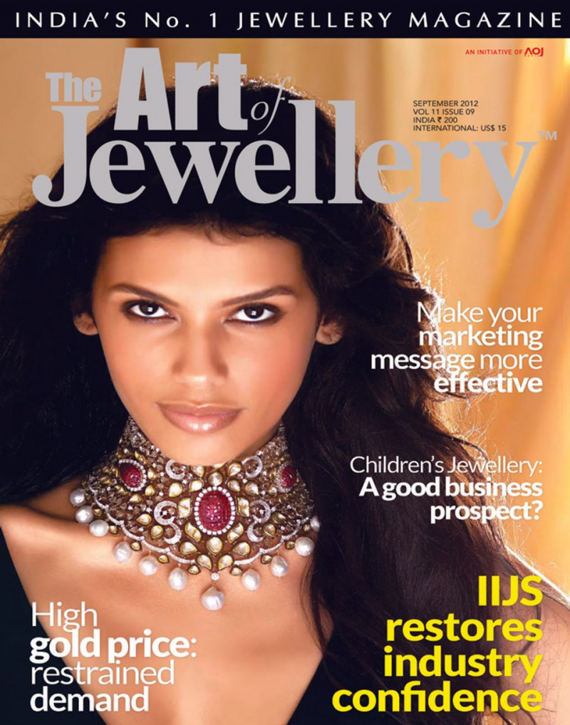  featured on the The Art of Jewellery cover from September 2012