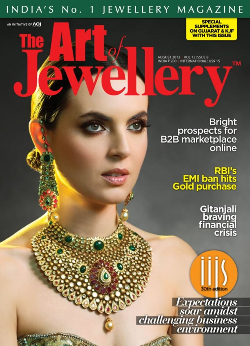  featured on the The Art of Jewellery cover from August 2013