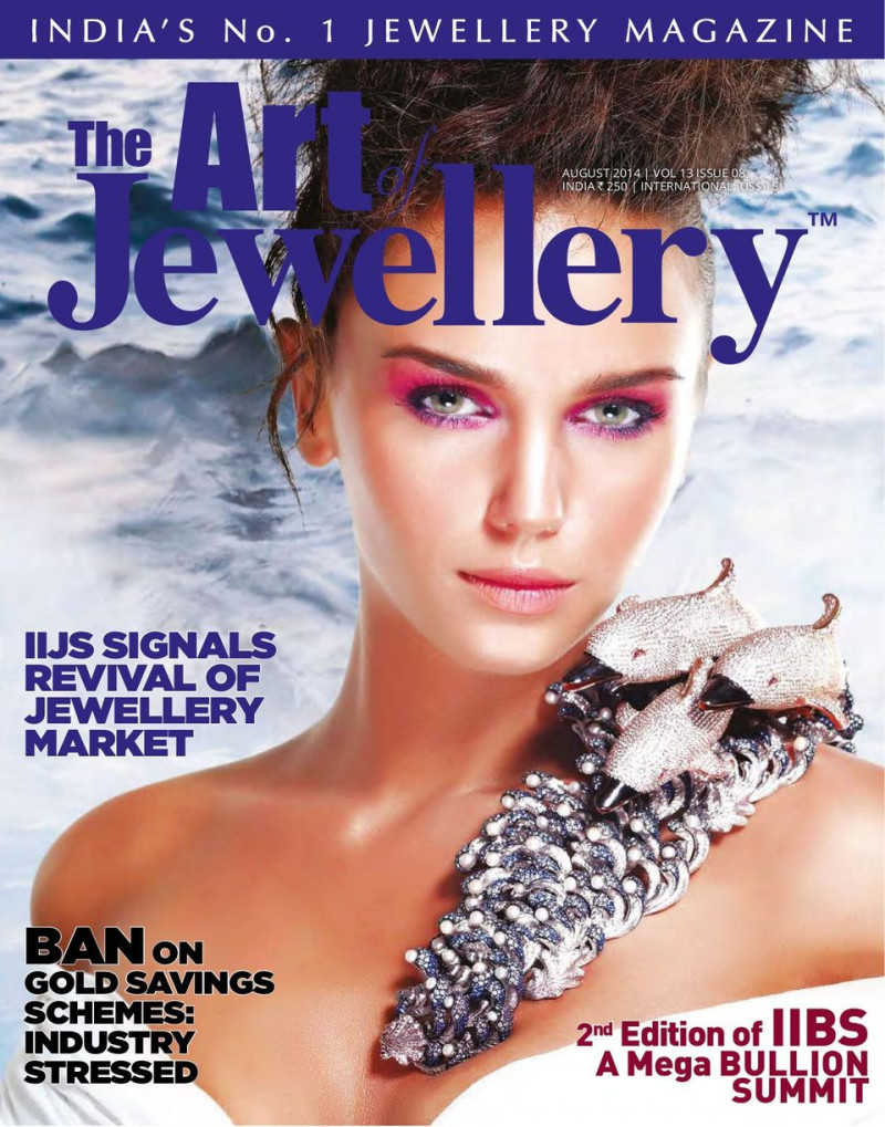  featured on the The Art of Jewellery cover from August 2014