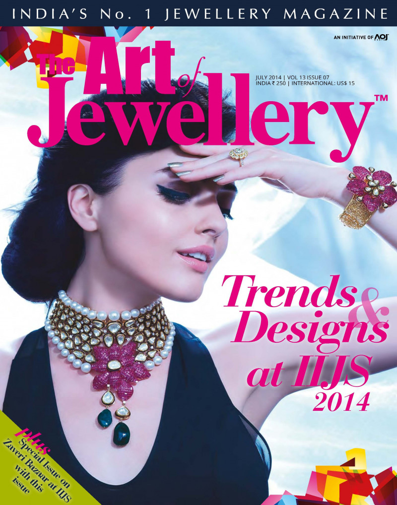  featured on the The Art of Jewellery cover from July 2014