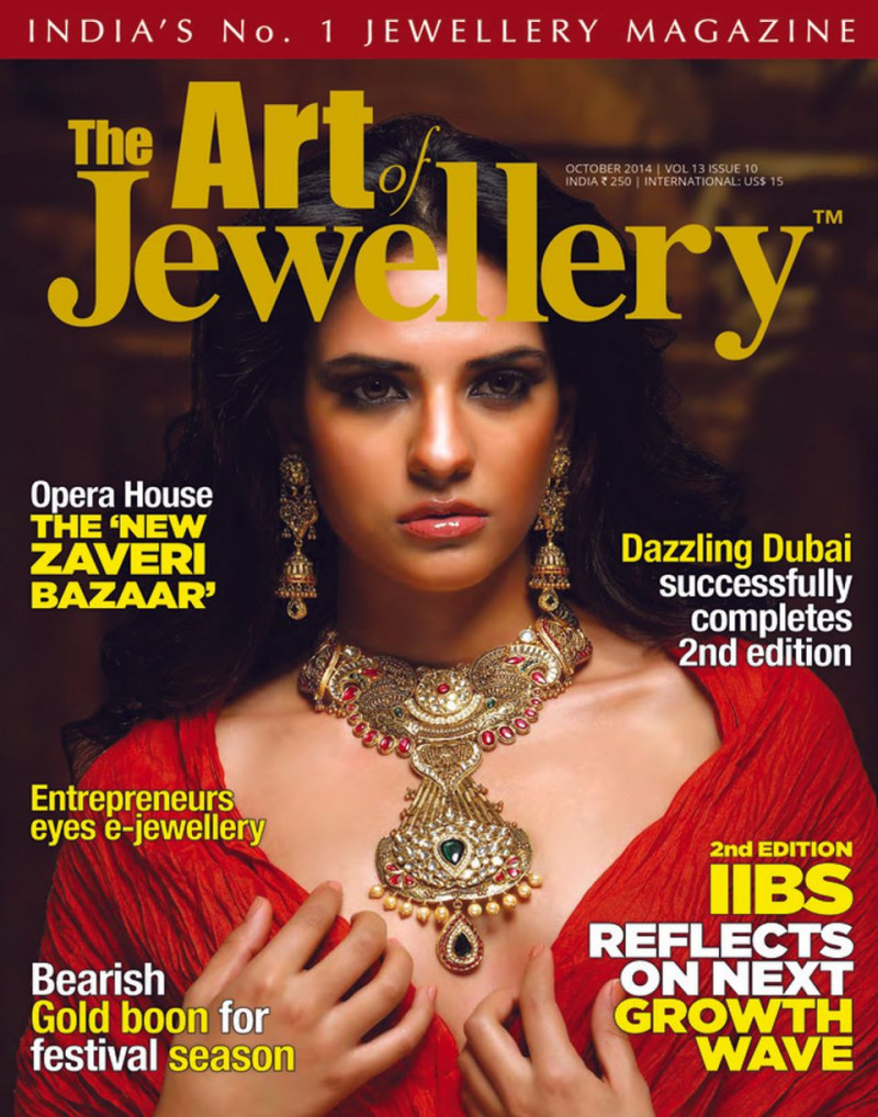  featured on the The Art of Jewellery cover from October 2014