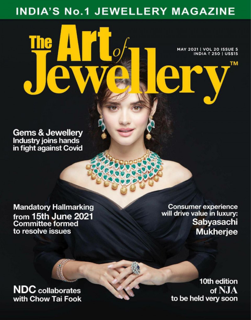  featured on the The Art of Jewellery cover from May 2021