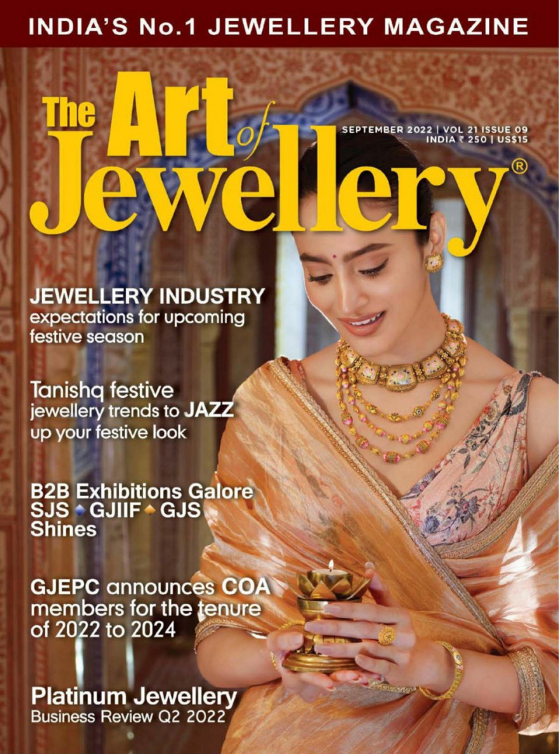  featured on the The Art of Jewellery cover from September 2022