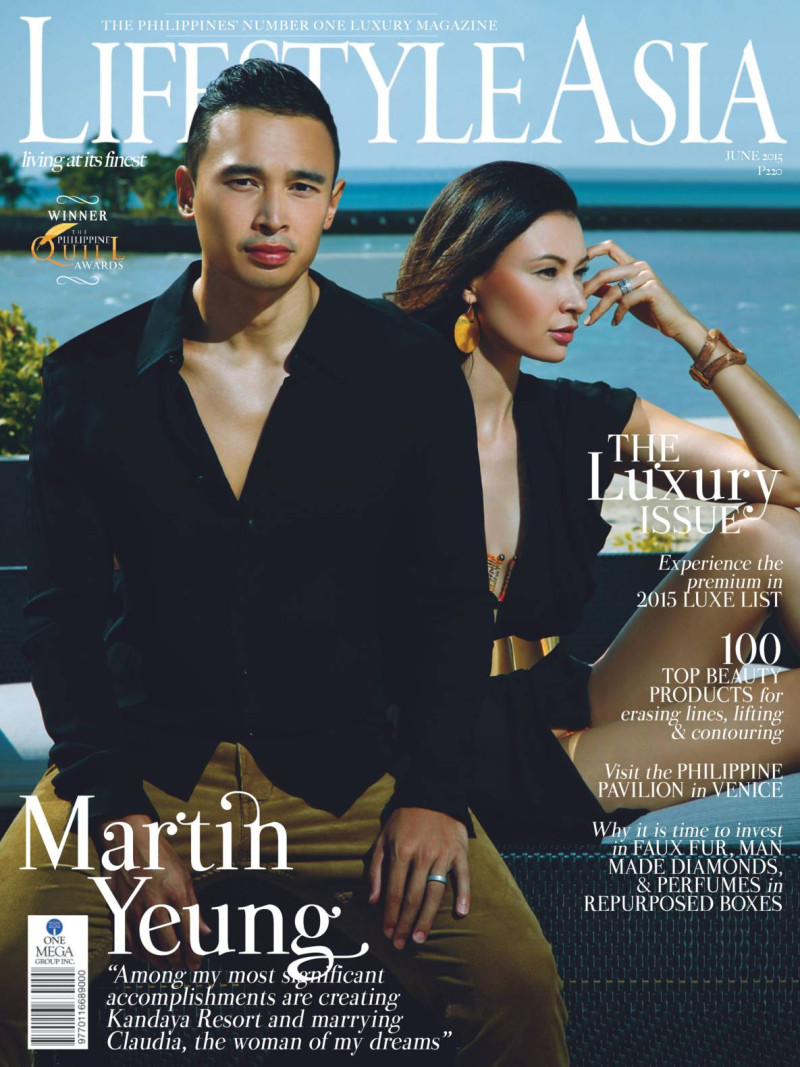  featured on the Lifestyle Asia Philippines cover from June 2015