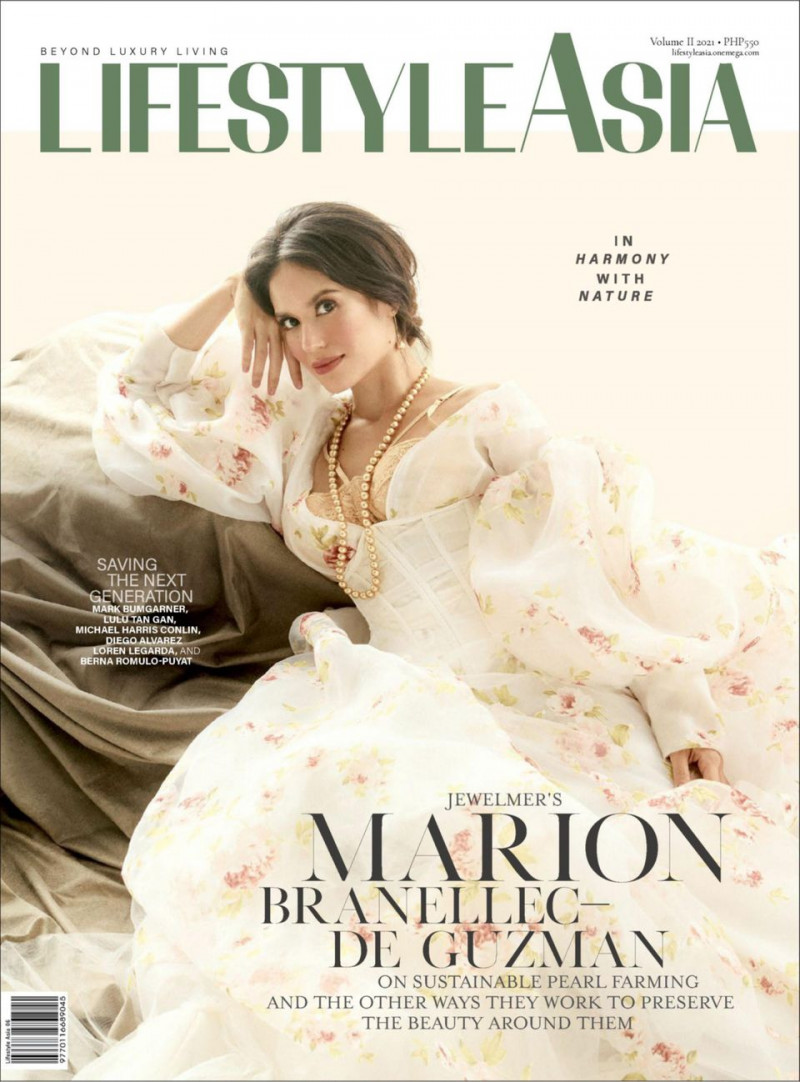 Marion Branellec-De Guzman featured on the Lifestyle Asia Philippines cover from June 2021