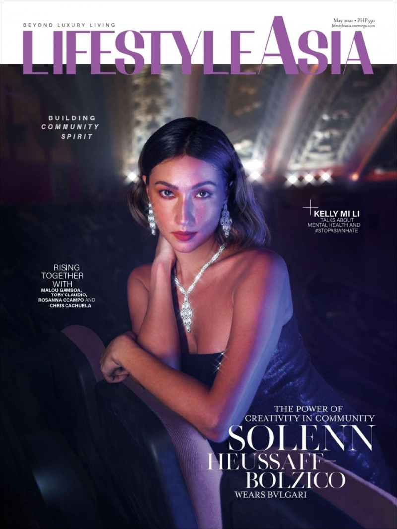 Solenn Heussaff-Bolzico featured on the Lifestyle Asia Philippines cover from May 2021