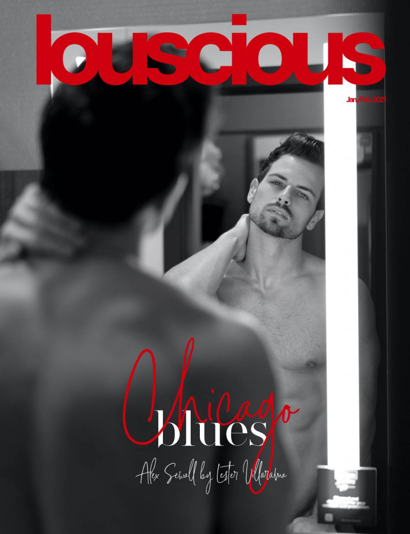 Alex Sewall featured on the Louscious Homme cover from January 2021