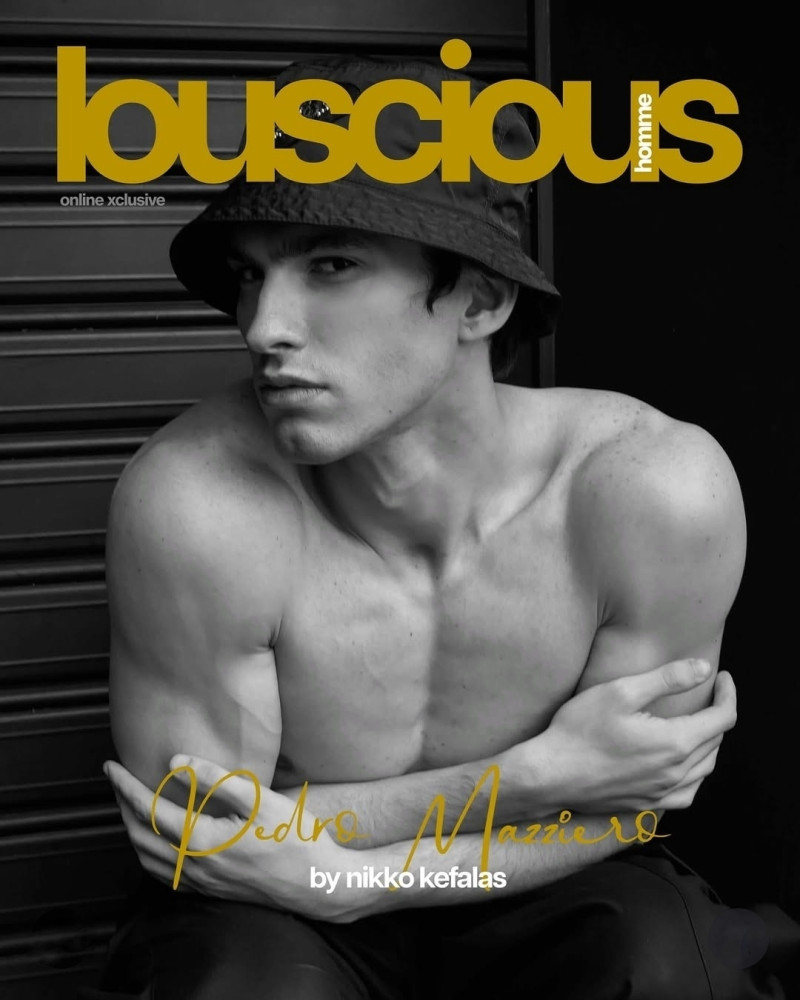 Pedro Mazziero featured on the Louscious Homme cover from November 2024