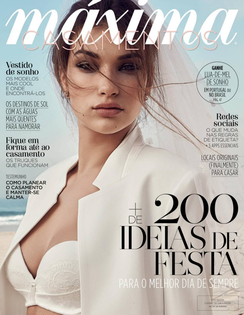 Nicole Jesus featured on the Máxima Casamentos cover from February 2017