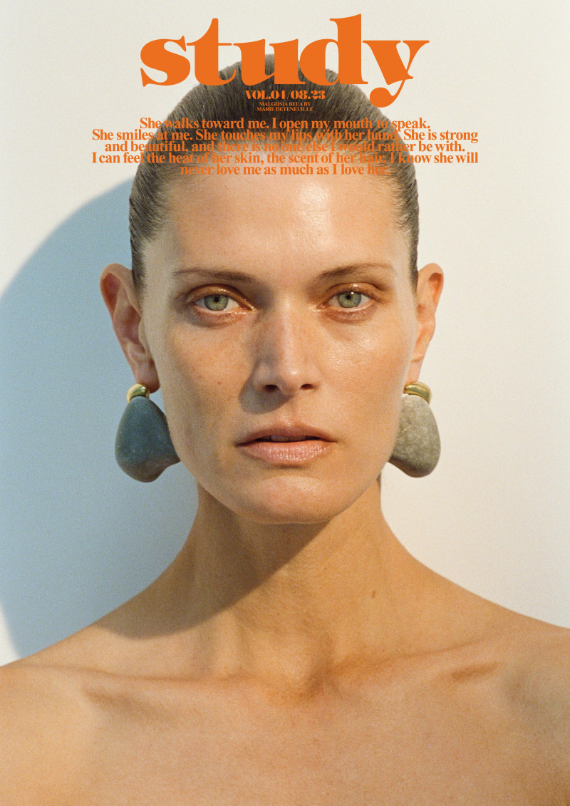 Malgosia Bela featured on the Study cover from August 2023