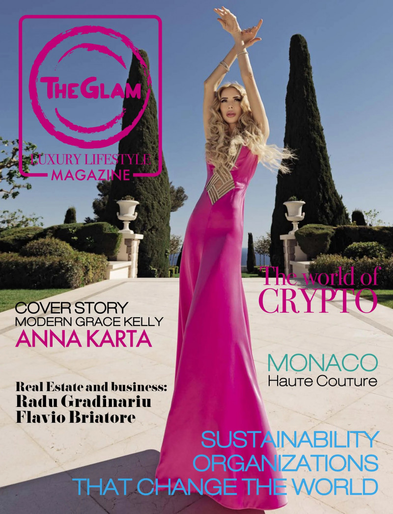 Anna Karta featured on the The Glam - Luxury Lifestyle Magazine cover from May 2023