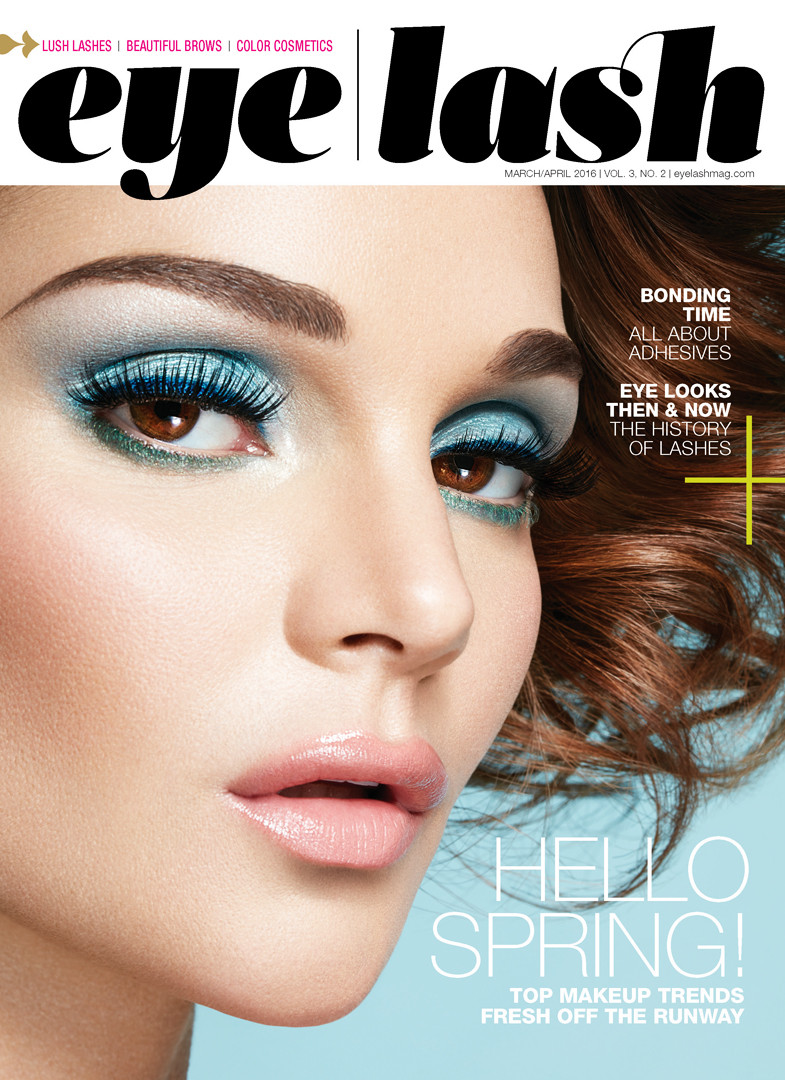  featured on the Eye Lash cover from March 2016