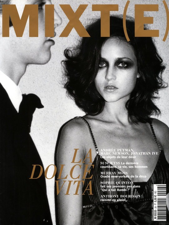 Natasha Prince featured on the Mixte cover from December 2003