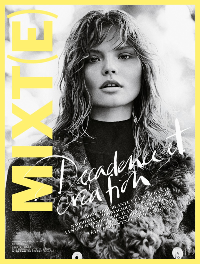 Magdalena Frackowiak featured on the Mixte cover from September 2014