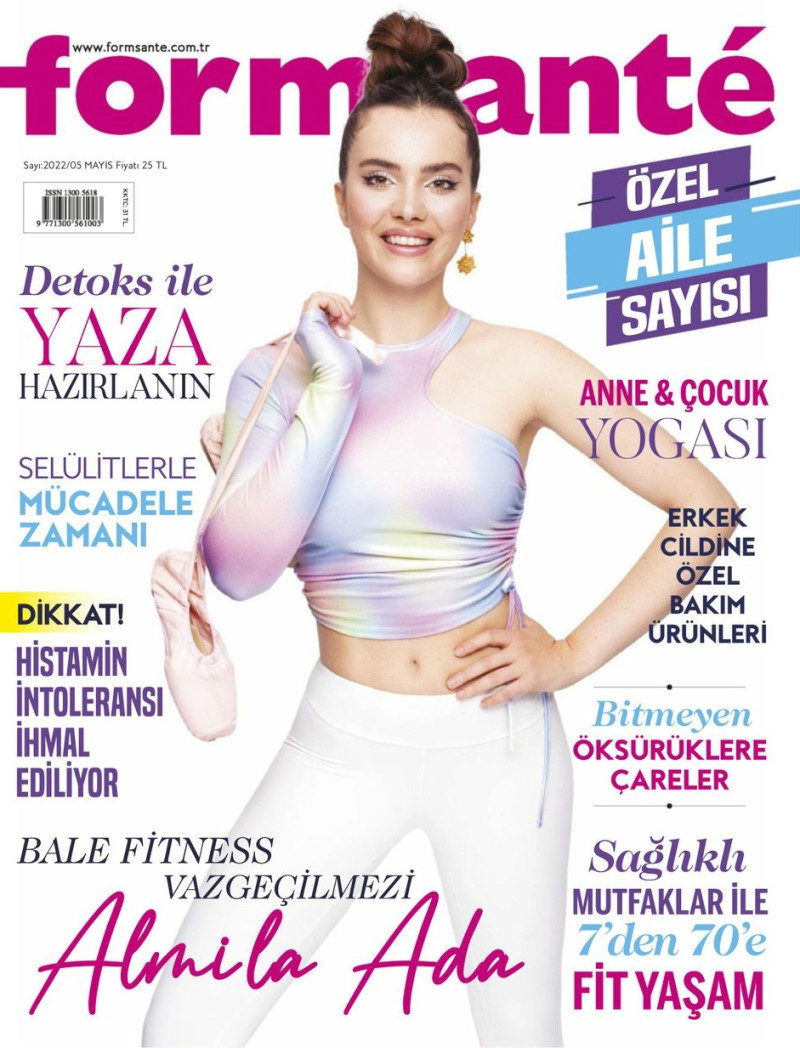 Almila Ada featured on the Formsante cover from May 2022