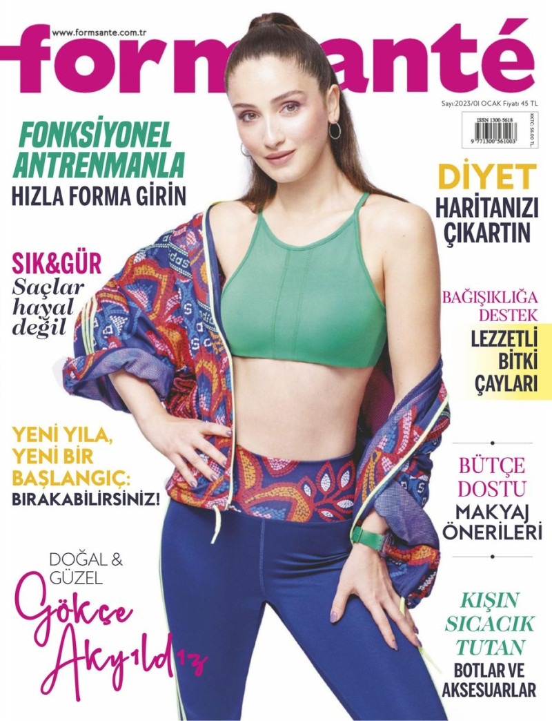 Gokce Akyildiz featured on the Formsante cover from January 2023