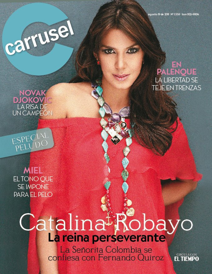 Catalina Robayo featured on the Carrusel cover from August 2011