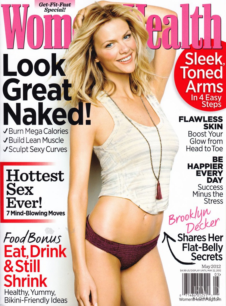 Brooklyn Decker featured on the Women\'s Health USA cover from May 2012
