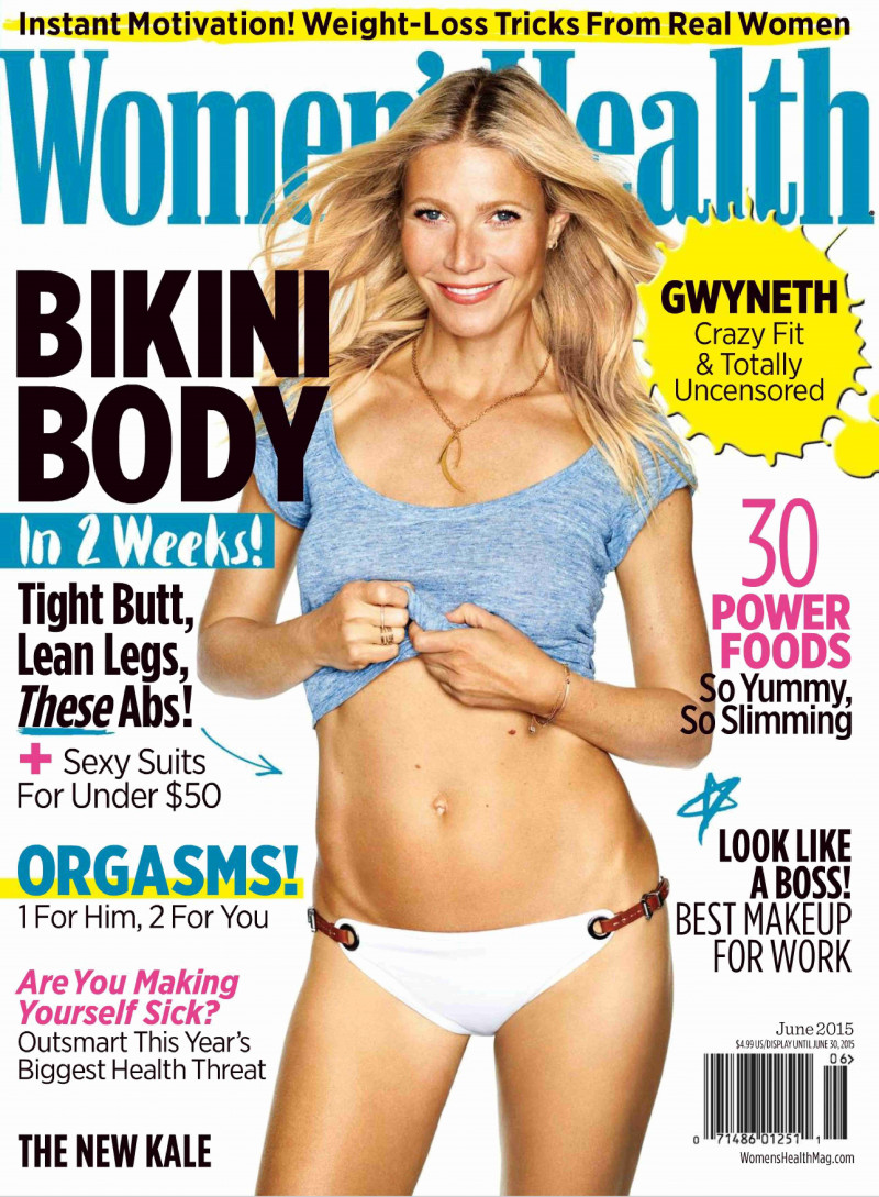 Gwyneth Paltrow featured on the Women\'s Health USA cover from June 2015