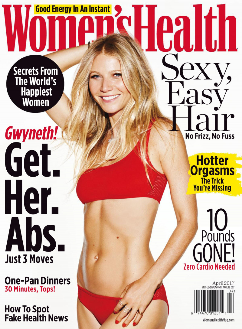 Gwyneth Paltrow featured on the Women\'s Health USA cover from April 2017