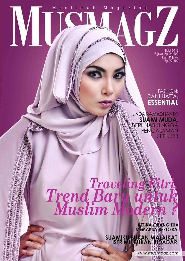  featured on the Musmagz - Muslimah Magazine cover from July 2015