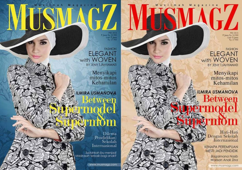 Ilmira Usmanova featured on the Musmagz - Muslimah Magazine cover from May 2015