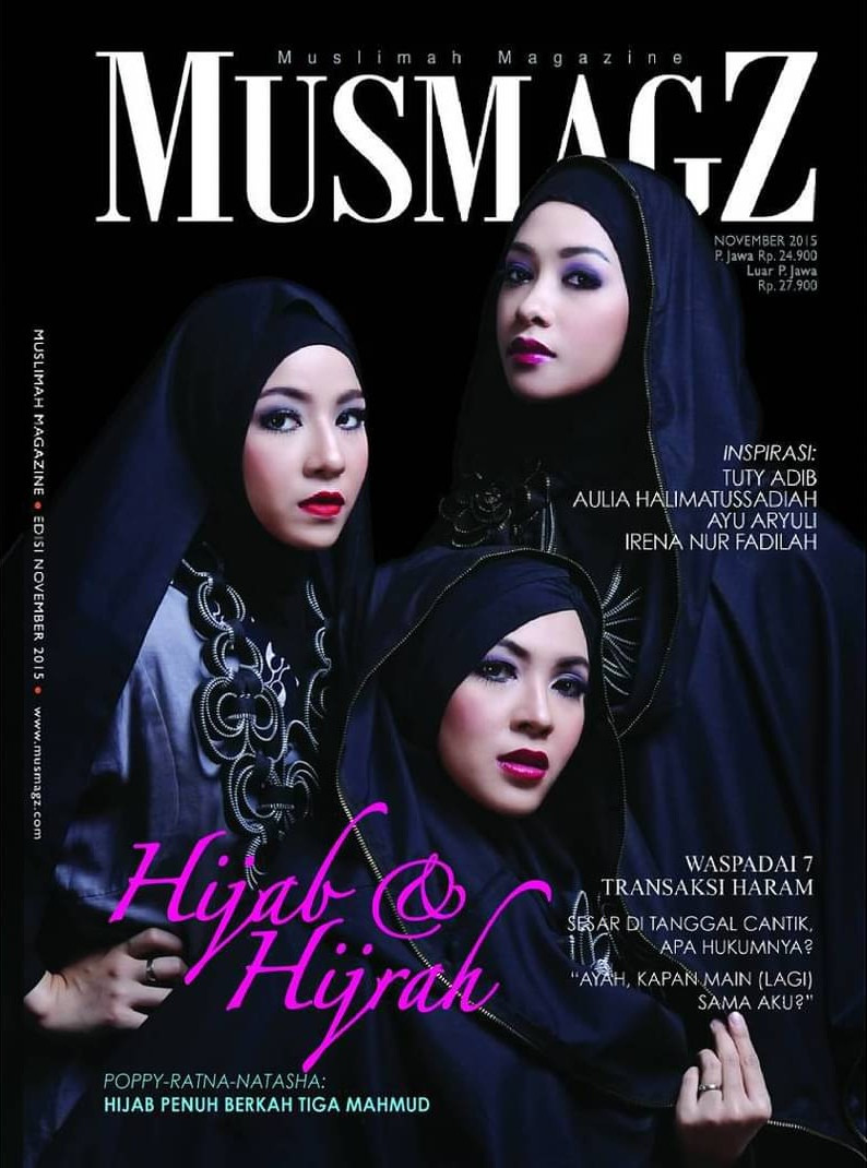  featured on the Musmagz - Muslimah Magazine cover from November 2015