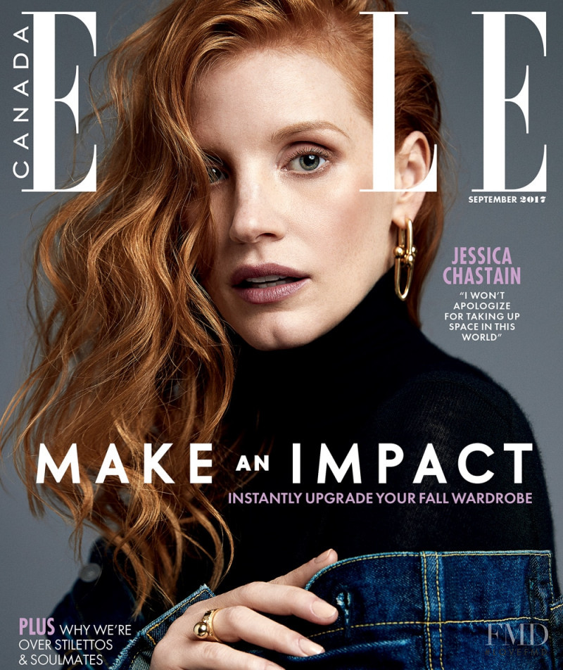  featured on the Elle Canada cover from September 2017
