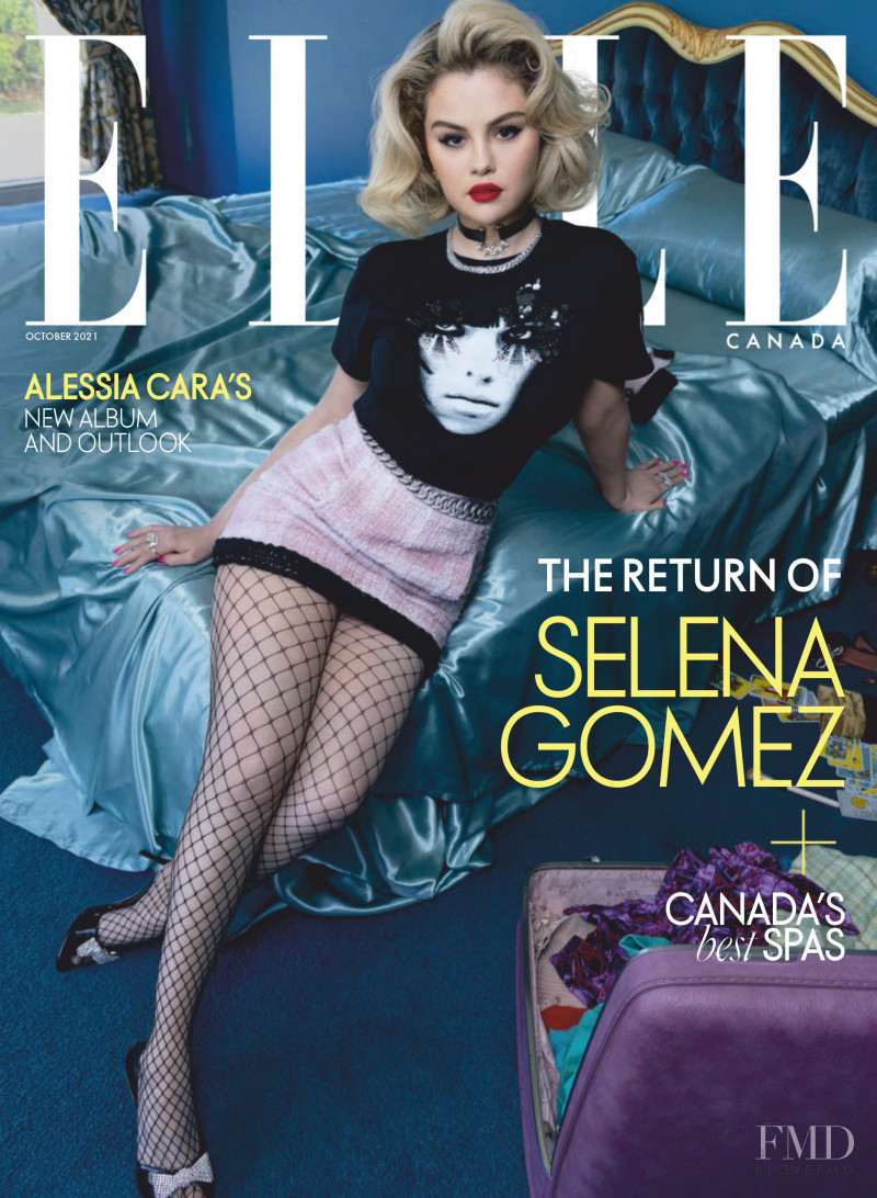  featured on the Elle Canada cover from October 2021