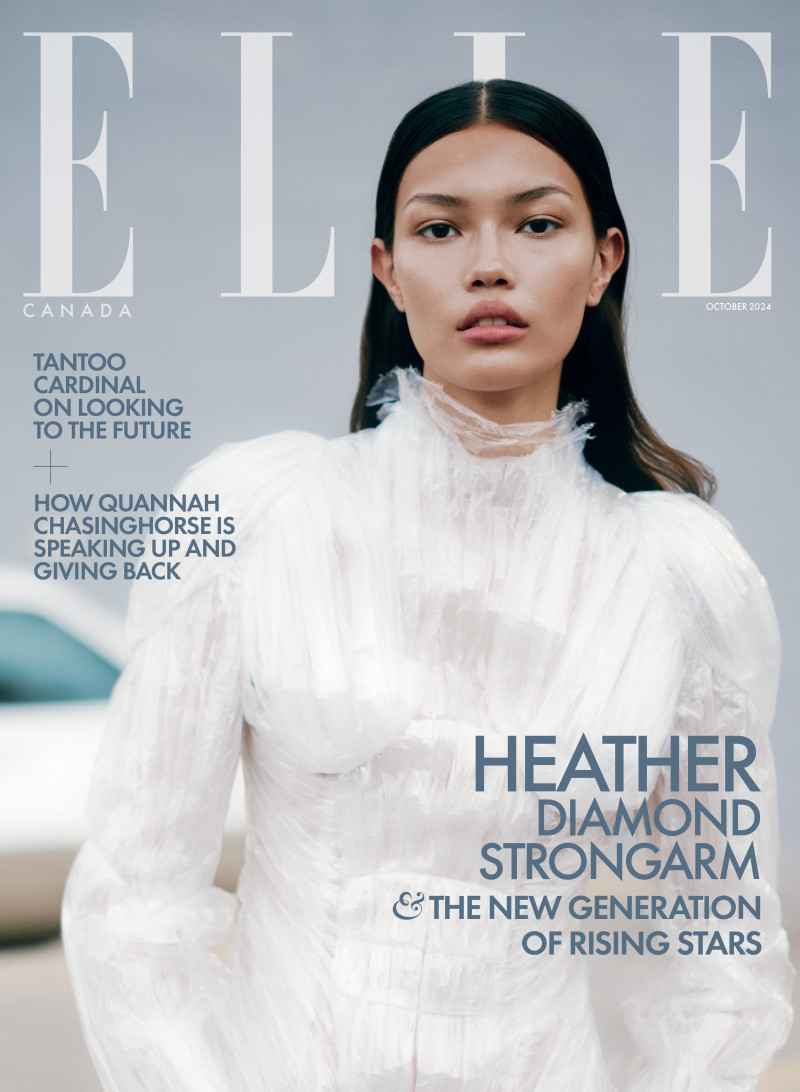 Heather Diamond Strongarm featured on the Elle Canada cover from October 2024