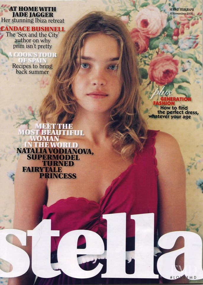 Natalia Vodianova featured on the Stella UK cover from November 2005