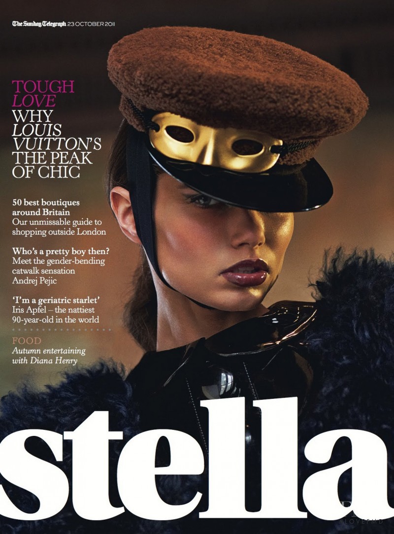 Aiste Kliveckaite featured on the Stella UK cover from October 2011