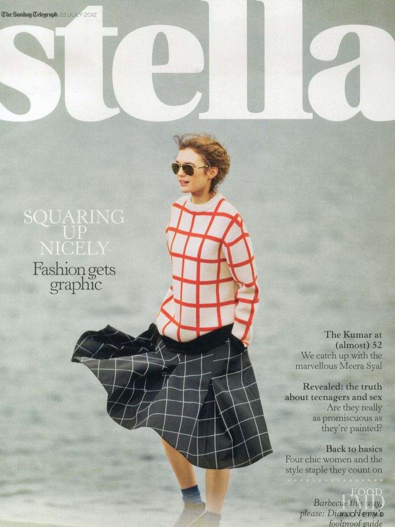 Sarah Birkett featured on the Stella UK cover from July 2012