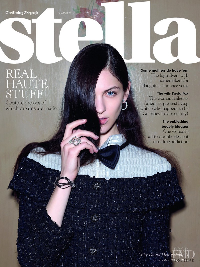 Lida Fox featured on the Stella UK cover from April 2013