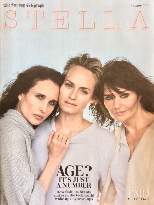 Amber Valletta featured on the Stella UK cover from August 2016