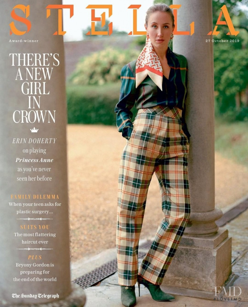 Erin Doherty featured on the Stella UK cover from October 2019