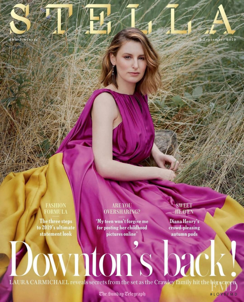 Laura Carmichael featured on the Stella UK cover from September 2019