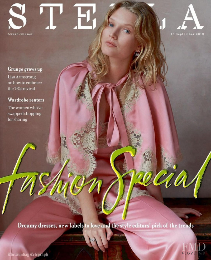 Toni Garrn featured on the Stella UK cover from September 2019