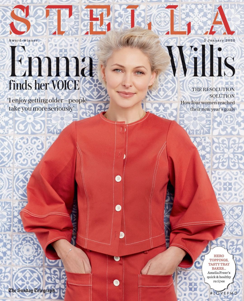 Emma Willis featured on the Stella UK cover from January 2020