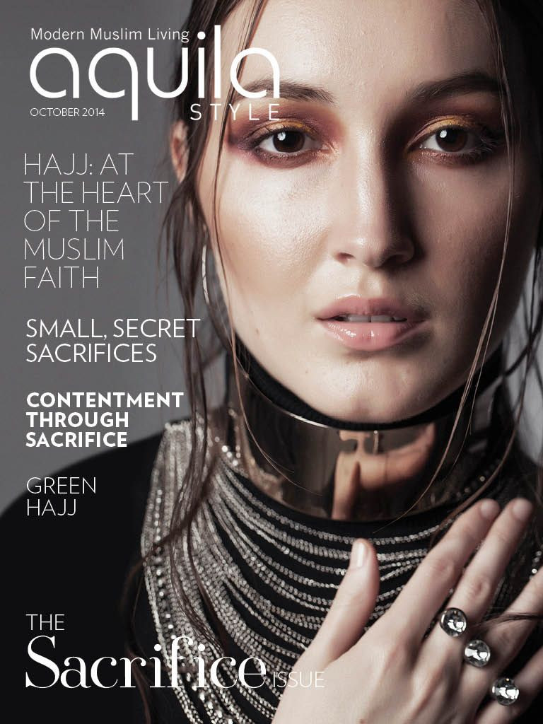  featured on the Aquila Style cover from October 2014